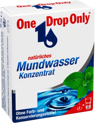 One Drop Only natürliches Mundwasser Konzentrat 50 ml Mundwasser