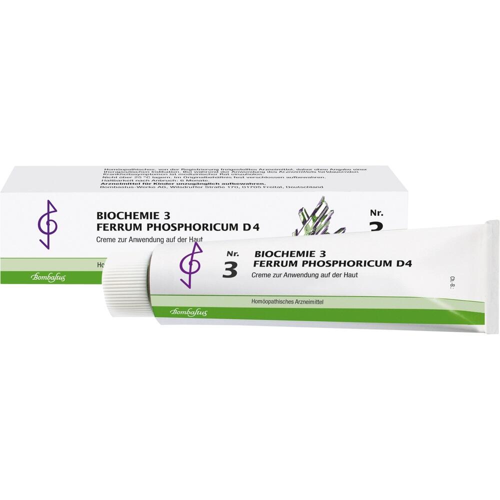 BIOCHEMIE 3 FERRUM PHOSPHORICUM D4 100 ml Creme