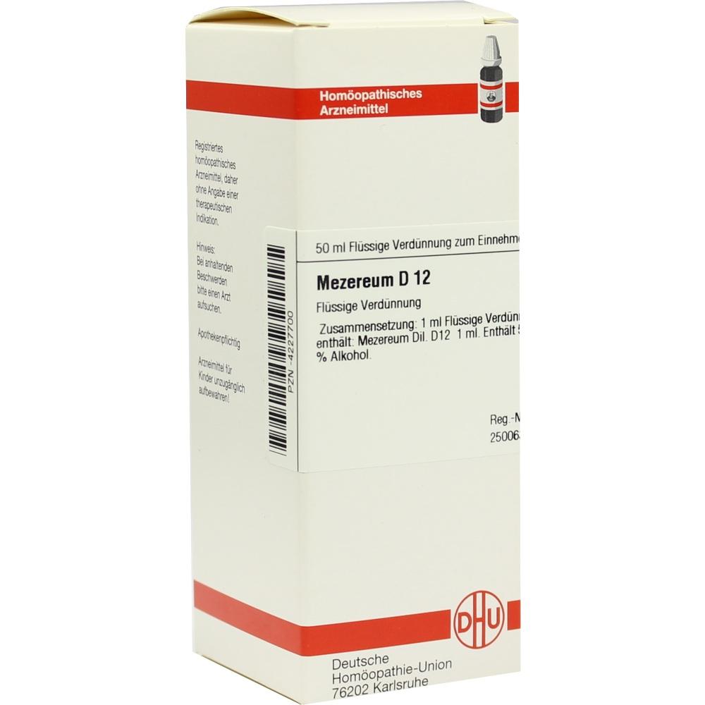 MEZEREUM D 12 Dilution 50 ml Dilution