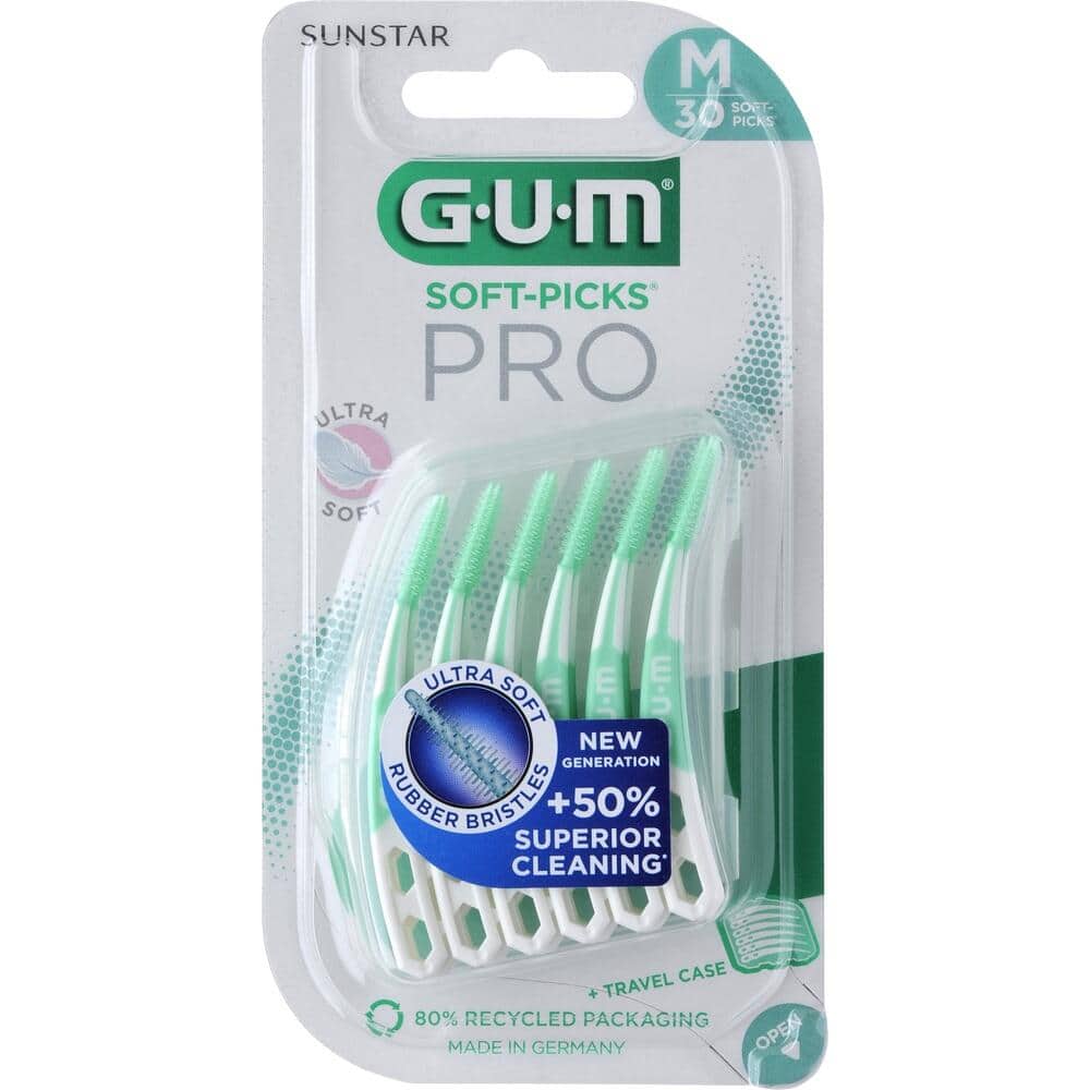 GUM SOFT-PICKS PRO Interdentalbüsten Medium 30 St Zahnbürste