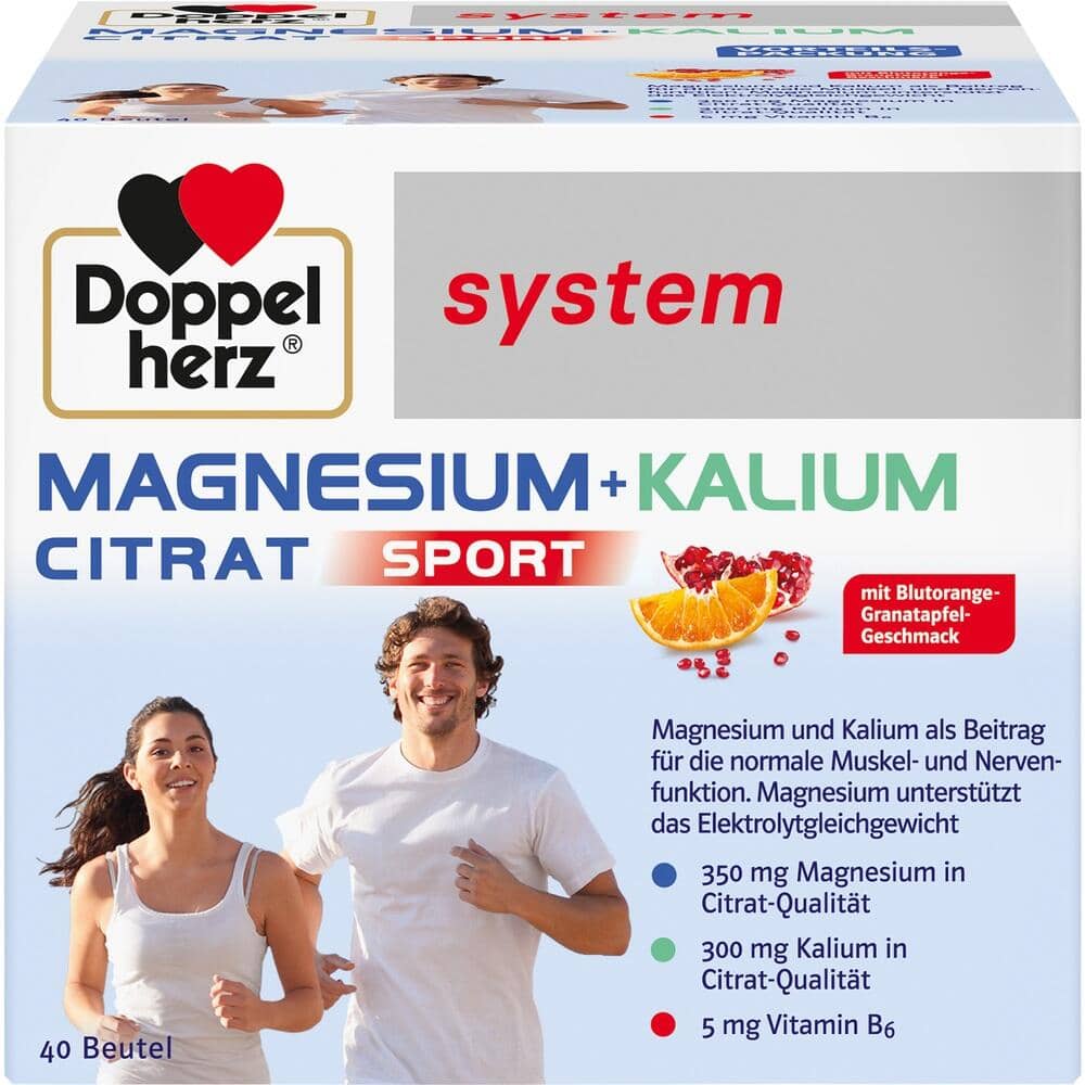 Doppelherz system MAGNESIUM + KALIUM CITRAT 40 St Granulat