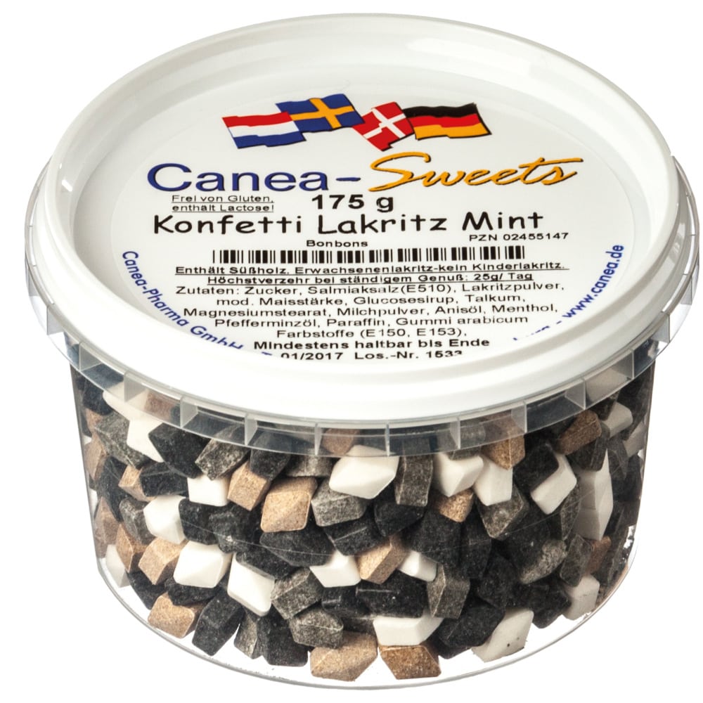 Konfetti Lakritz Mint 175 g