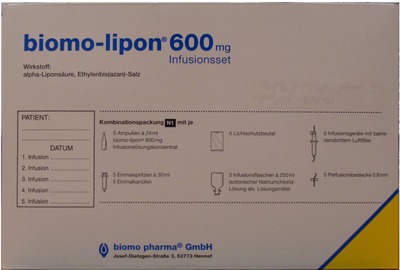 BIOMO LIPON 600 mg Infusionsset Ampullen 10 St Ampullen