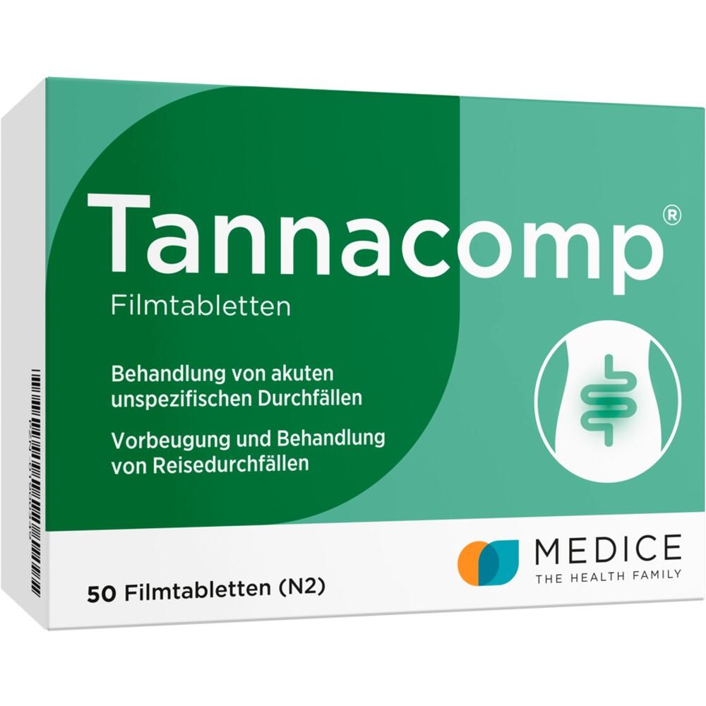 Tannacomp bei akutem Durchfall 50 St Filmtabletten