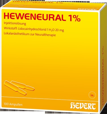 HEWENEURAL 1%  100X2 ml Injektionslösung