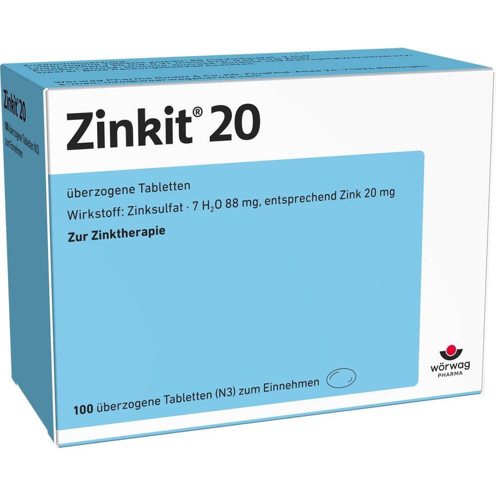 Zinkit 20 100 St Überzogene Tabletten