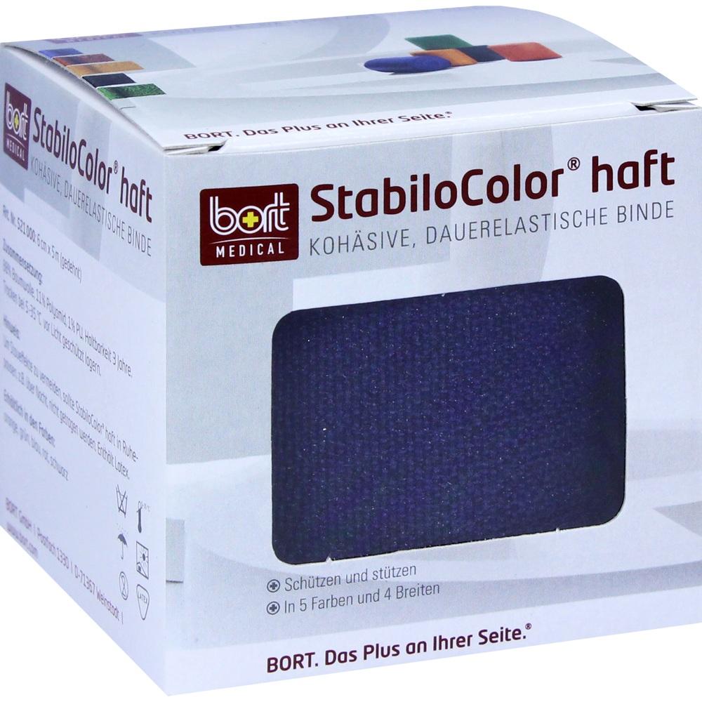 BORT StabiloColor haft Binde 6cm blau 1 St Binden | 1  Binden | | 04005862023316