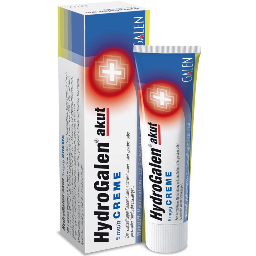 HYDROGALEN akut Creme 5mg/g 30 g Creme