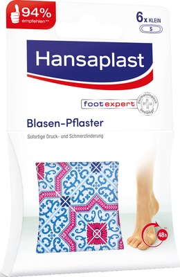 Hansaplast footexpert Blasen-Pflaster klein 6 St Pflaster