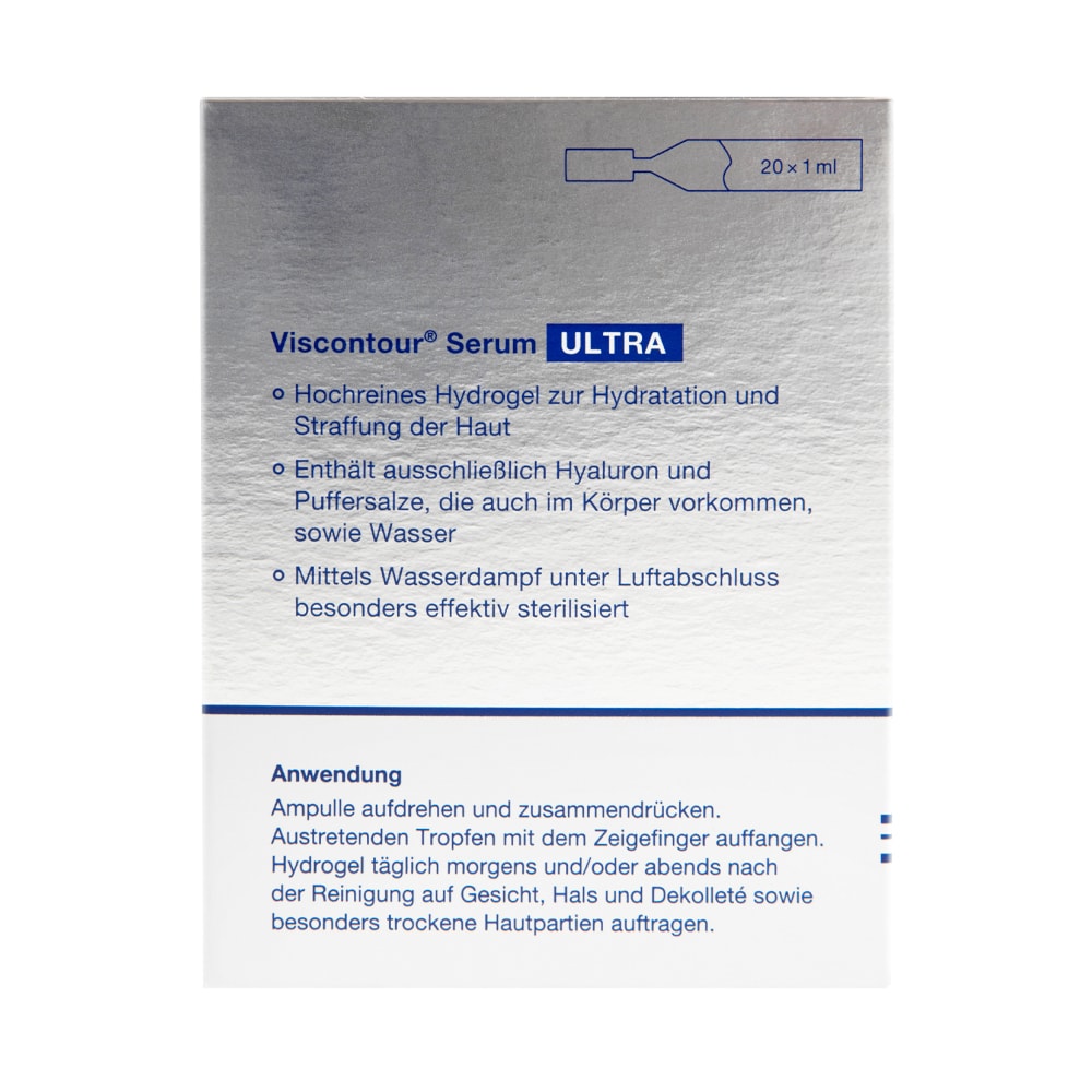 Viscontour Serum Ultra mit Tiefen-Hyaluron 20X1 ml Ampullen