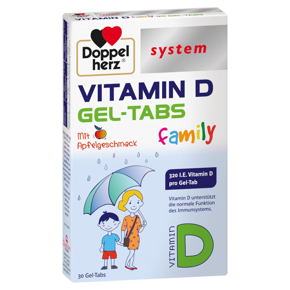 Doppelherz system VITAMIN D GEL-TABS 30 St Kautabletten