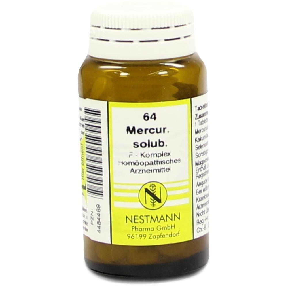 MERCURIUS SOLUBILIS F Komplex Nr.64 Tabletten 120 St Tabletten