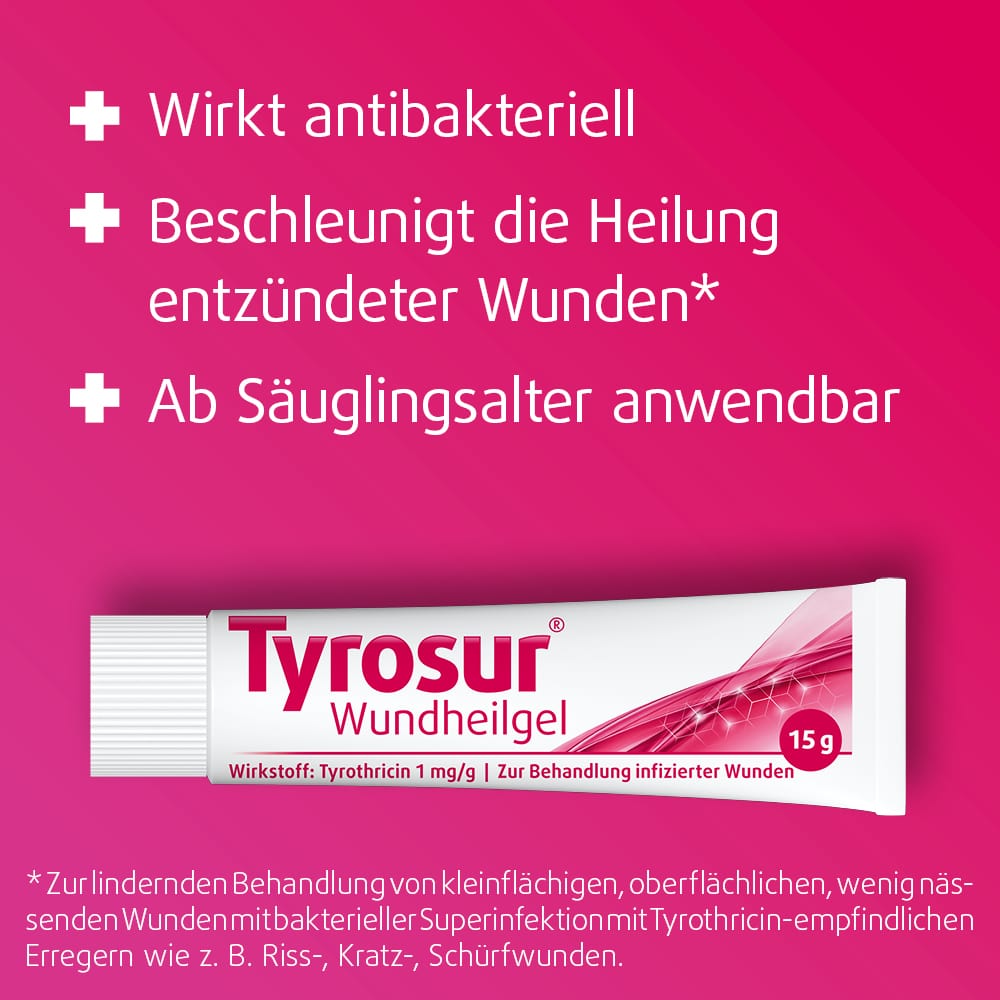 Tyrosur Wundheilgel 5 g Gel