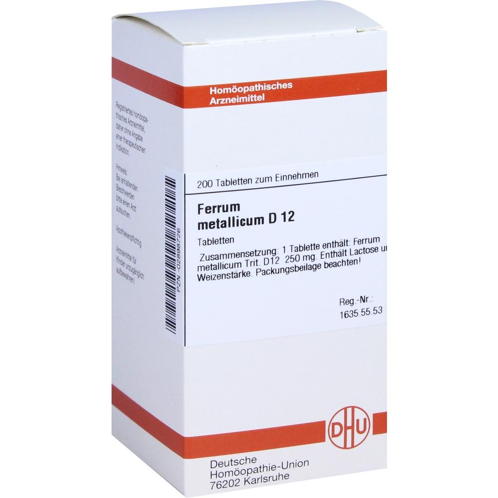 FERRUM METALLICUM D 12 200 St Tabletten
