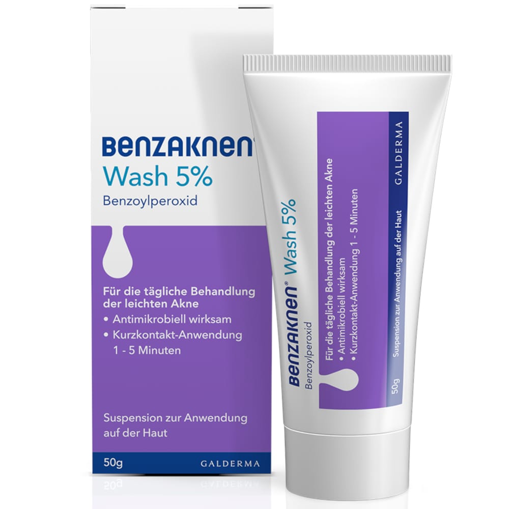 Benzaknen Wash 5% 50 g Suspension