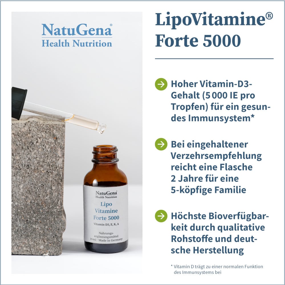 NatuGena LipoVitamine Forte 5000 20 ml Öl