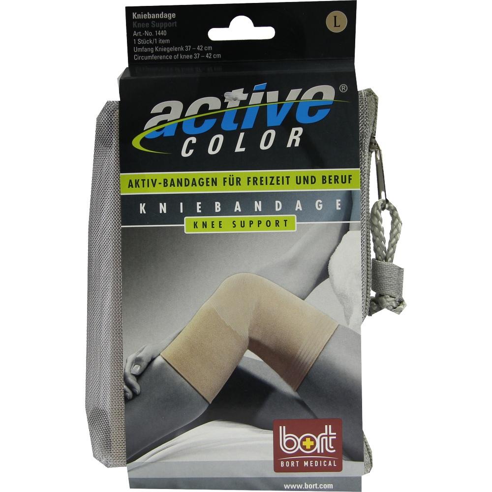BORT ActiveColor Kniebandage large haut 1 St Bandage