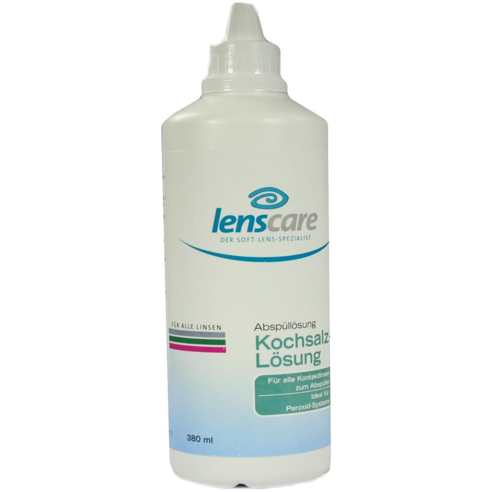 LENSCARE Kochsalzlösung 380 ml Lösung
