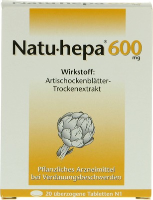 Natu-hepa 600mg 20 St Überzogene Tabletten