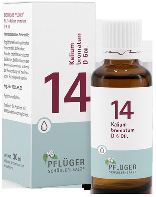 Schüßler-Salz Nr. 14 Kalium bromatum D6 30 ml Tropfen