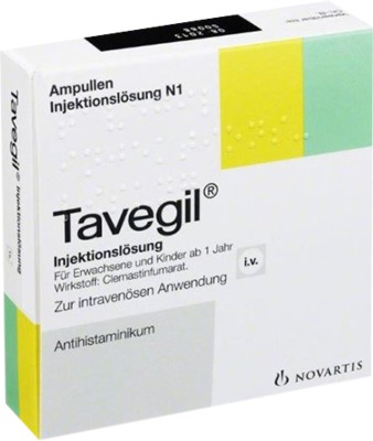 TAVEGIL Injektionslösung 2 mg/2 ml Ampullen 5X2 ml Injektionslösung