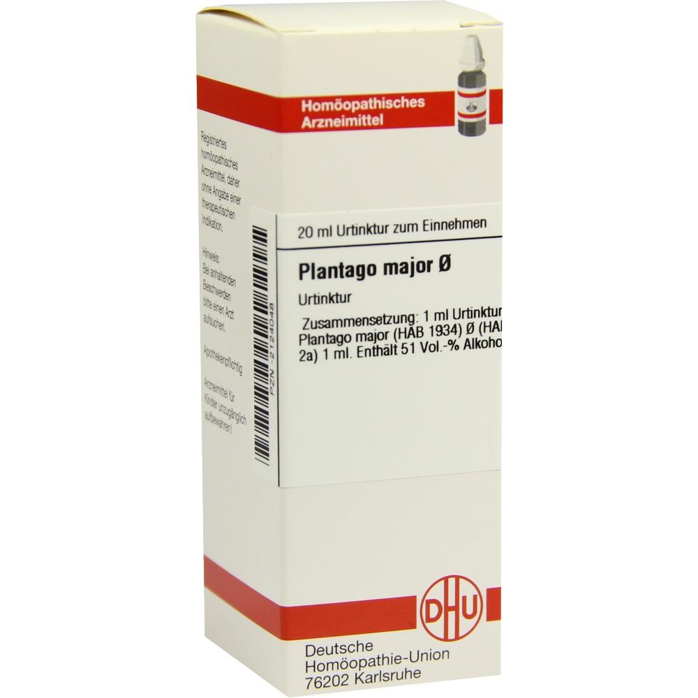 PLANTAGO MAJOR Urtinktur 20 ml Dilution