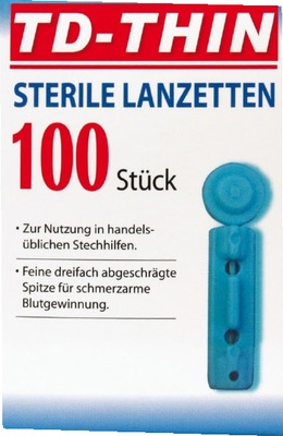 GLUCO TEST Lanzetten 100 St Lanzetten
