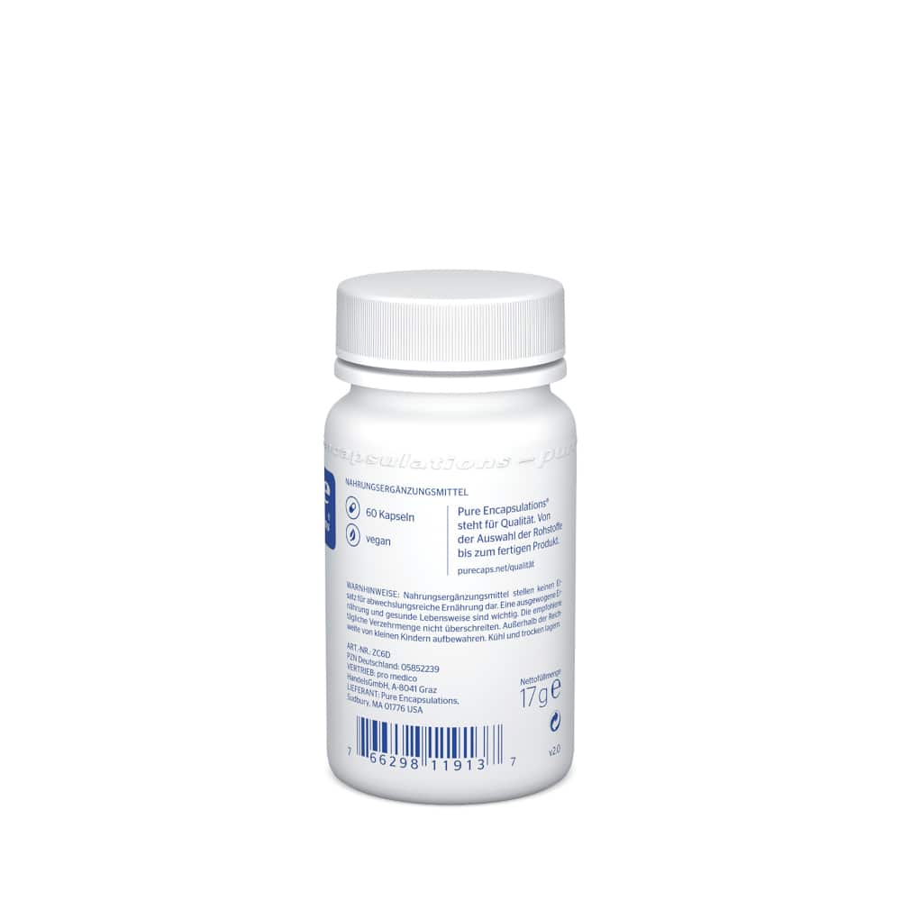 pure encapsulations Zink Zinkcitrat  60 St Kapseln