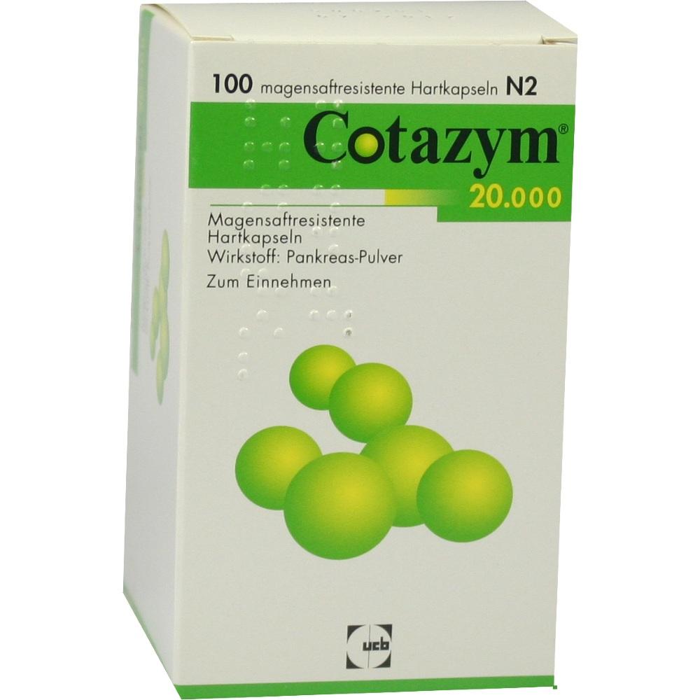 Cotazym 20000 100 St Kapseln magensaftresistent