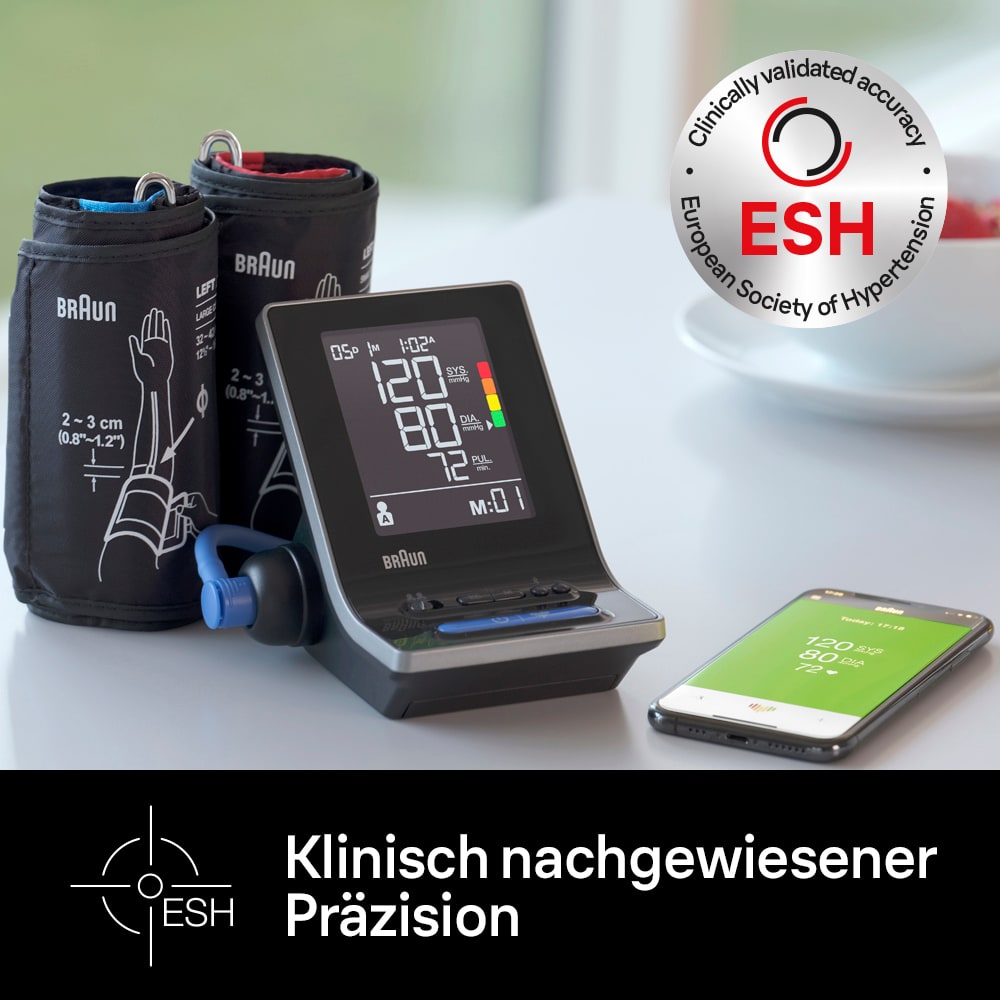 BRAUN ExactFit 5 Connect Oberarm-Blutdruckmessgerät 1 St