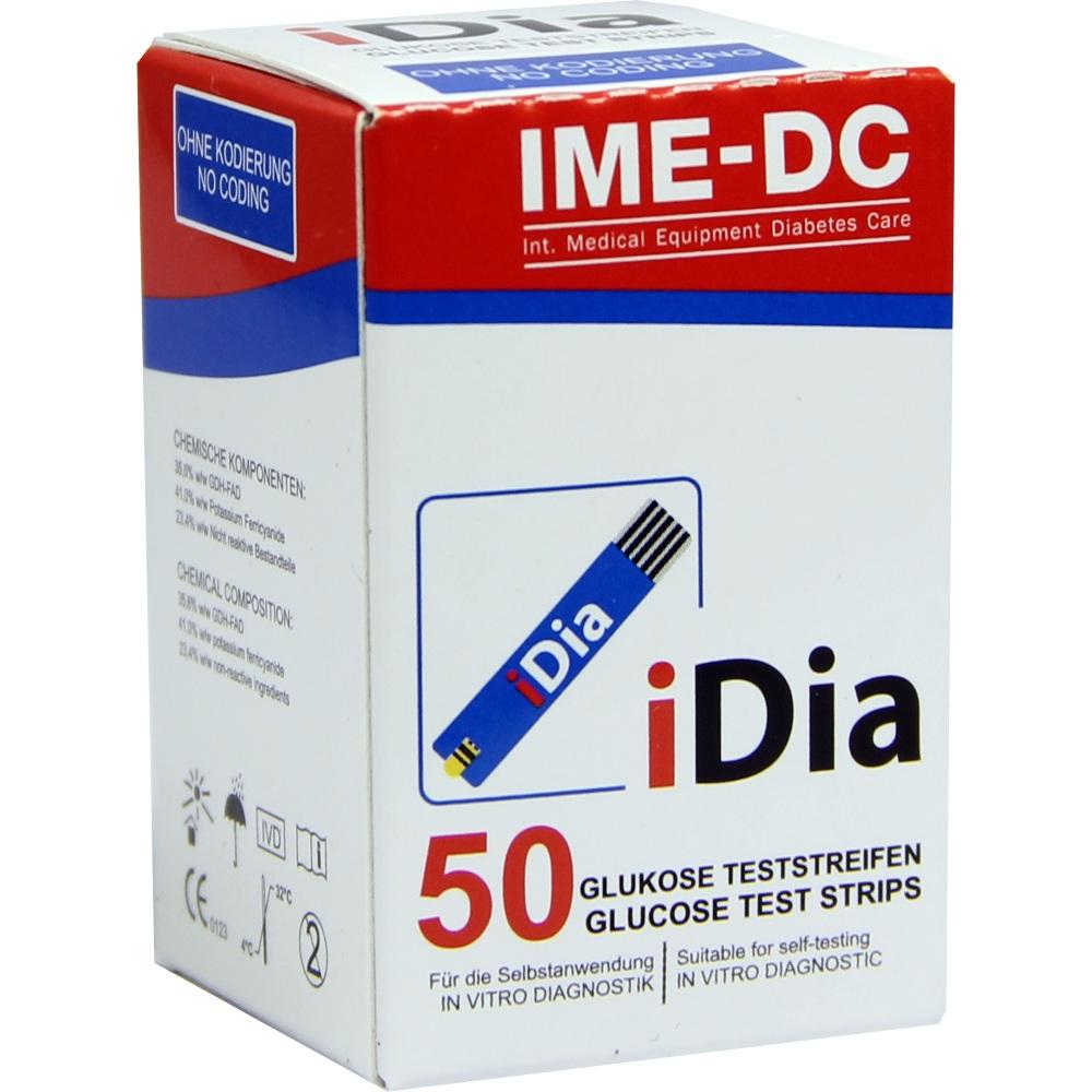 IDIA IME-DC Blutzuckerteststreifen 50 St Teststreifen