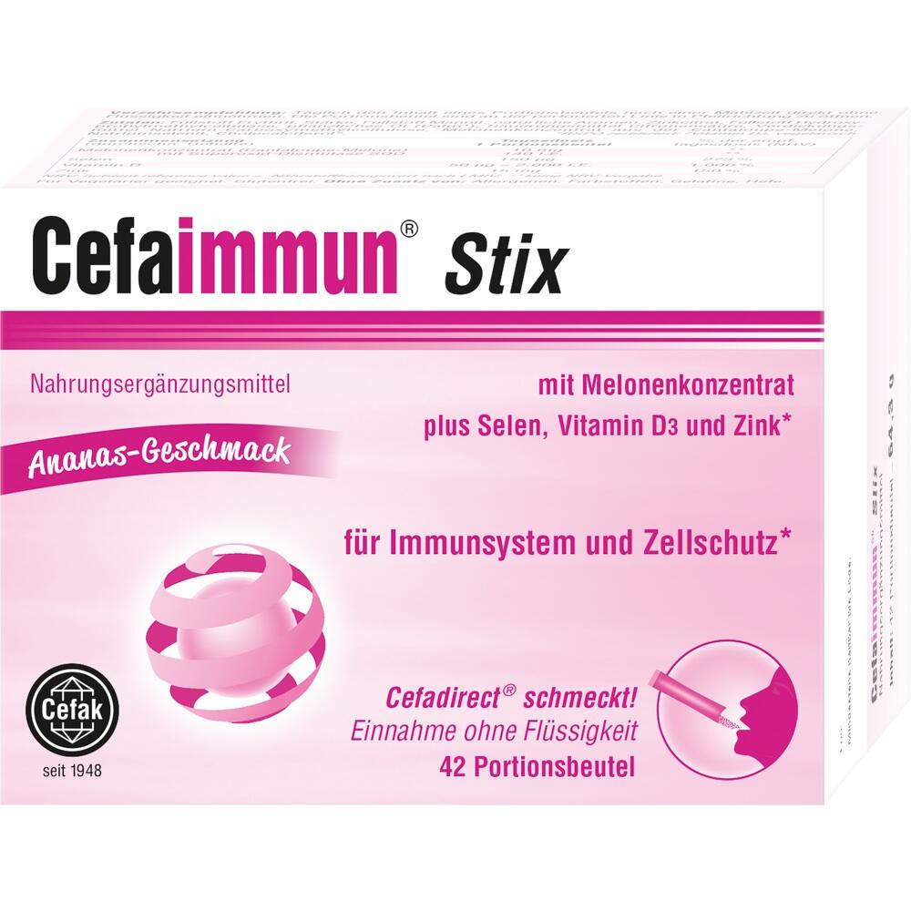 Cefaimmun Stix  Ananas-Geschmack 42 St Granulat