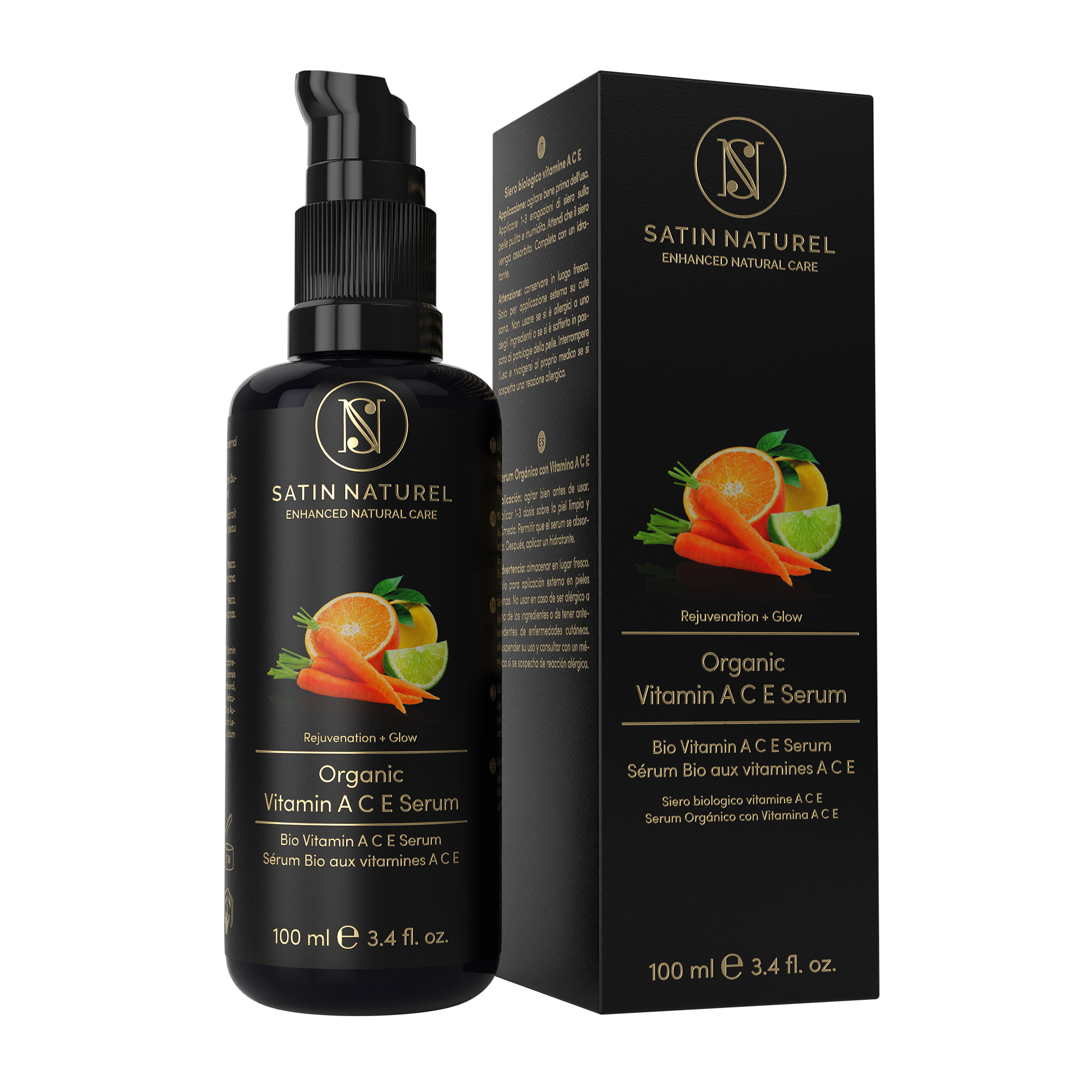 Satin Naturel BIO Vitamin ACE Serum 100 ml Gel