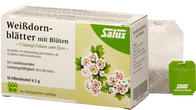 Salus Weißdornblätter mit Blüten Tee  15 St Filterbeutel
