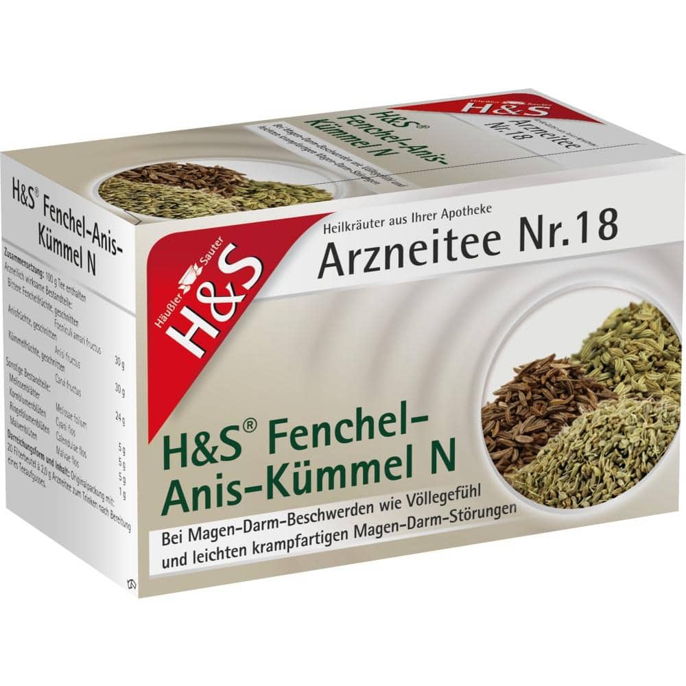 H&S Arzneitee Fenchel-Anis-Kümmel N 20X2.0 g Filterbeutel