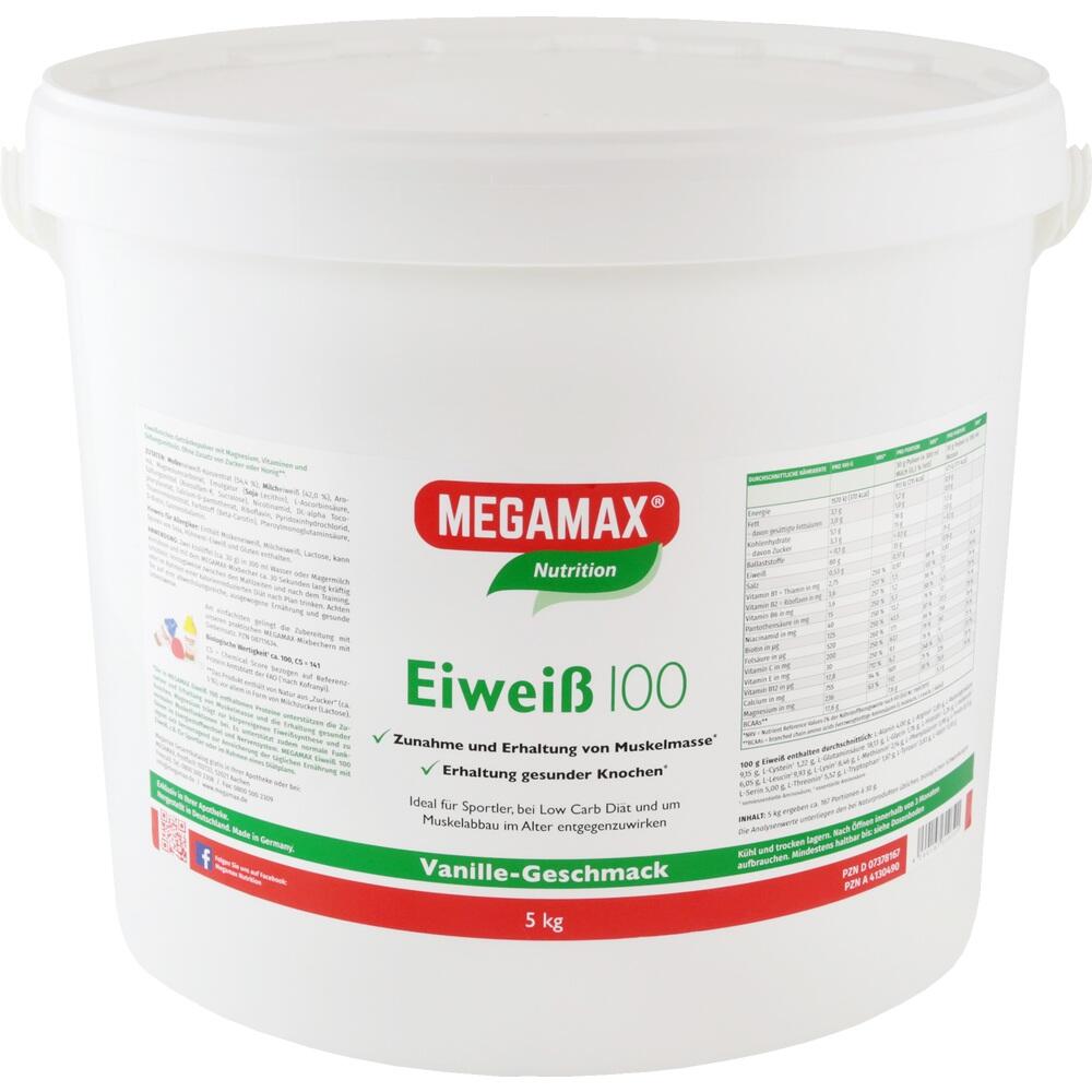 EIWEISS 100 Vanille Megamax Pulver 5000 g Pulver