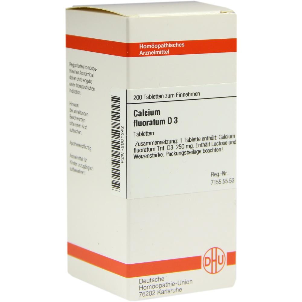CALCIUM FLUORATUM D 3 Tabletten 200 St Tabletten