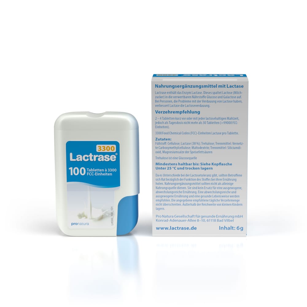 Lactrase 3300 FCC Tabletten im Klickspender 100 St Tabletten