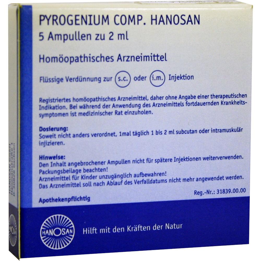 PYROGENIUM COMP.Hanosan Ampullen 5X2 ml Ampullen