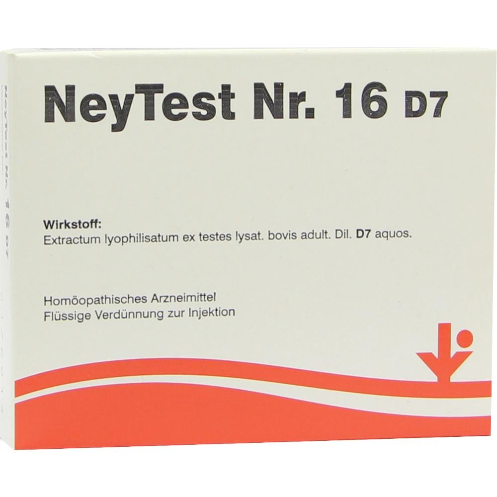 NEYTEST Nr.16 D 7 Ampullen 5X2 ml Ampullen