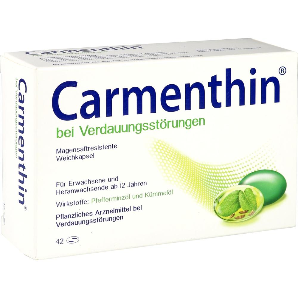 Carmenthin bei Verdauungsstörungen  42 St Magensaftresistente Weichkapseln