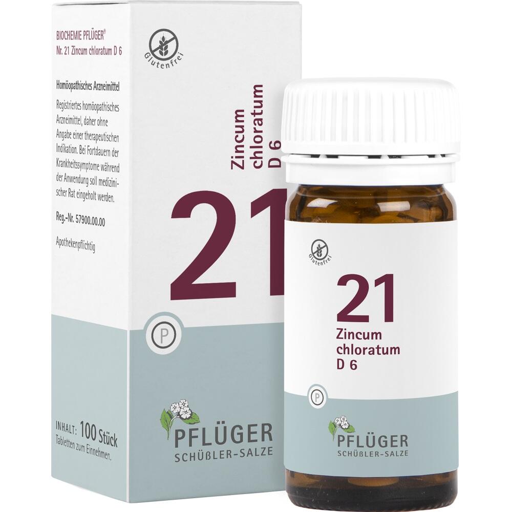 Schüßler-Salz Nr. 21 Zincum chloratum D6 100 St Tabletten