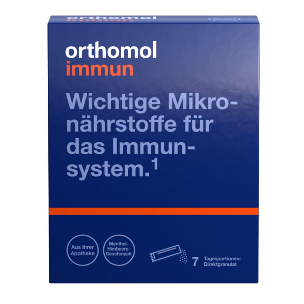 Orthomol Immun Menthol/ Himbeere 7 St Granulat