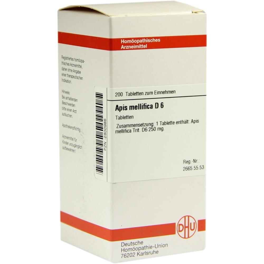 APIS MELLIFICA D 6 Tabletten 200 St Tabletten