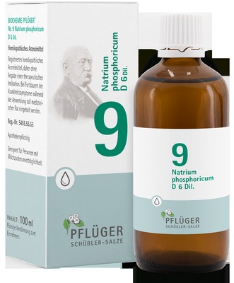 Schüßler-Salz Nr. 9 Natrium phosphoricum D6 100 ml Tropfen