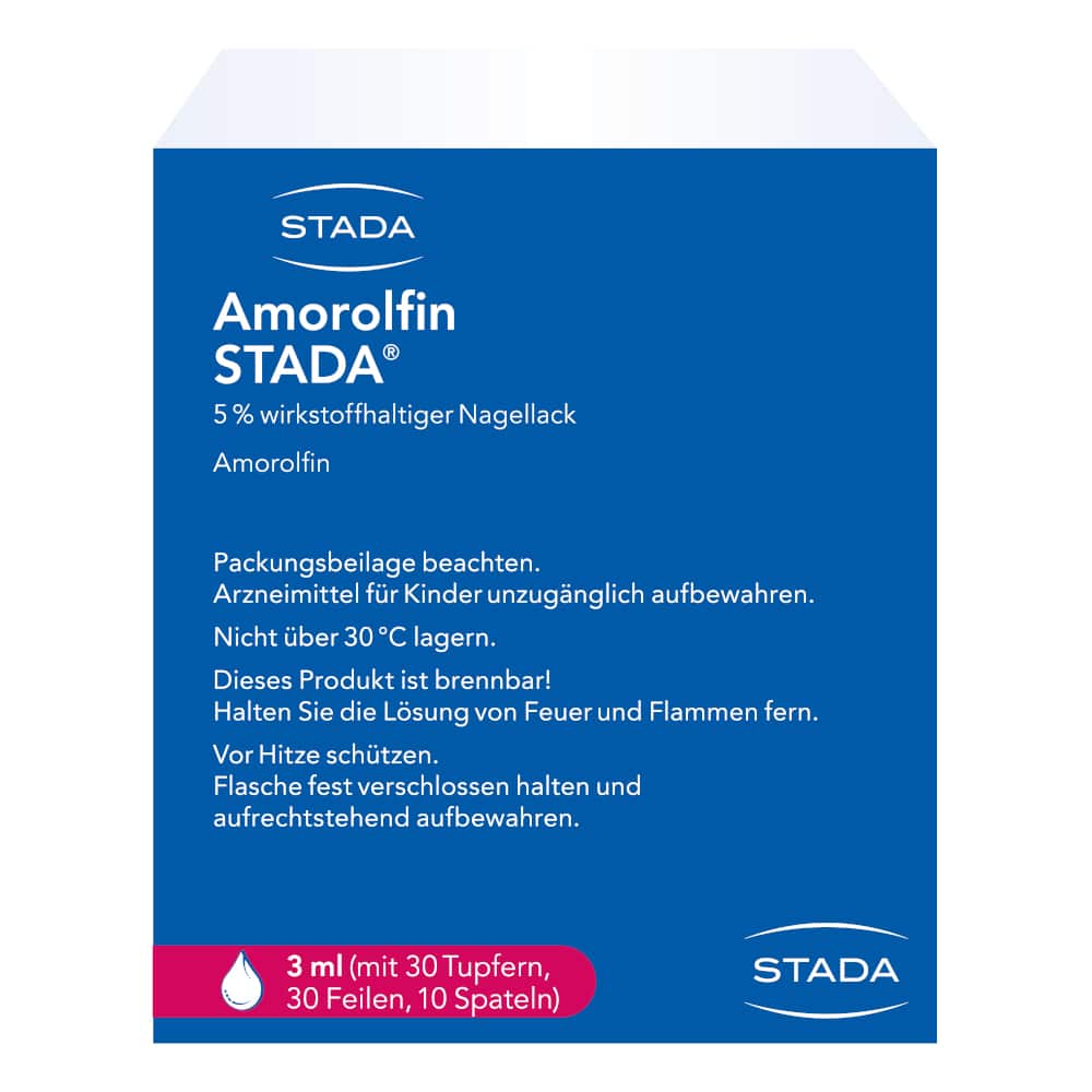 Amorolfin STADA 5 % 3 ml Wirkstoffhaltiger Nagellack