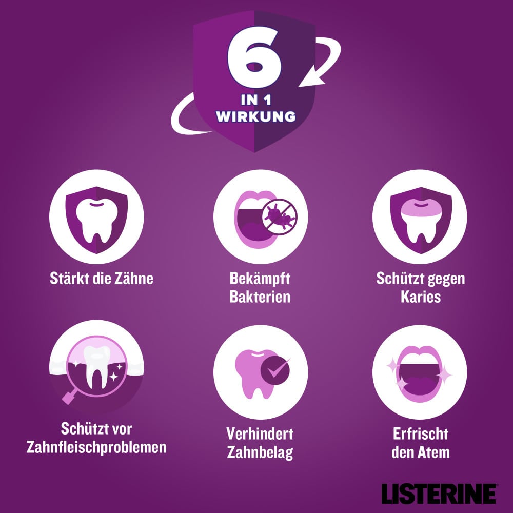 LISTERINE Total Care Zahn-Schutz  500 ml Lösung