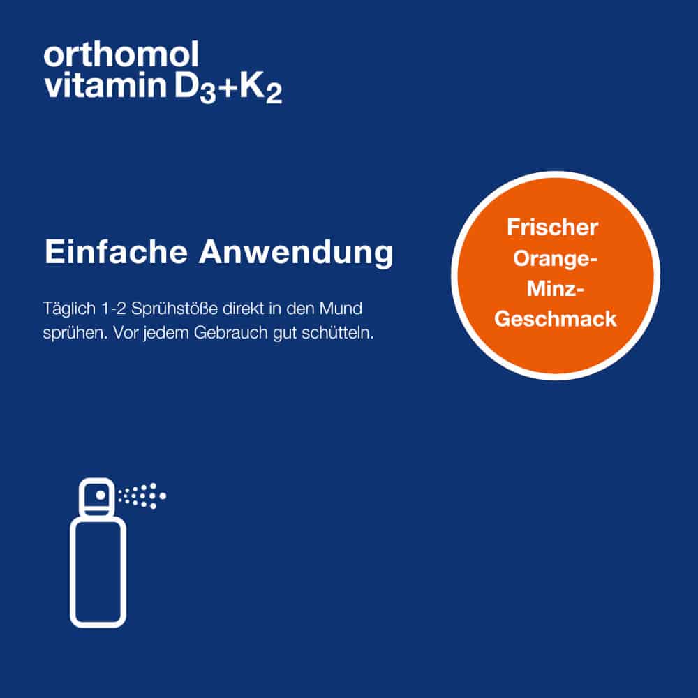 Orthomol Vitamin D3+K2 20 ml Spray