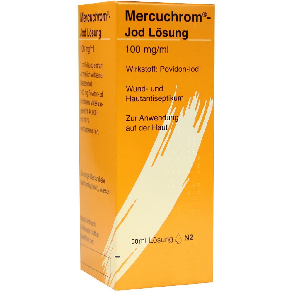 MERCUCHROM Jod Lösung 30 ml Lösung