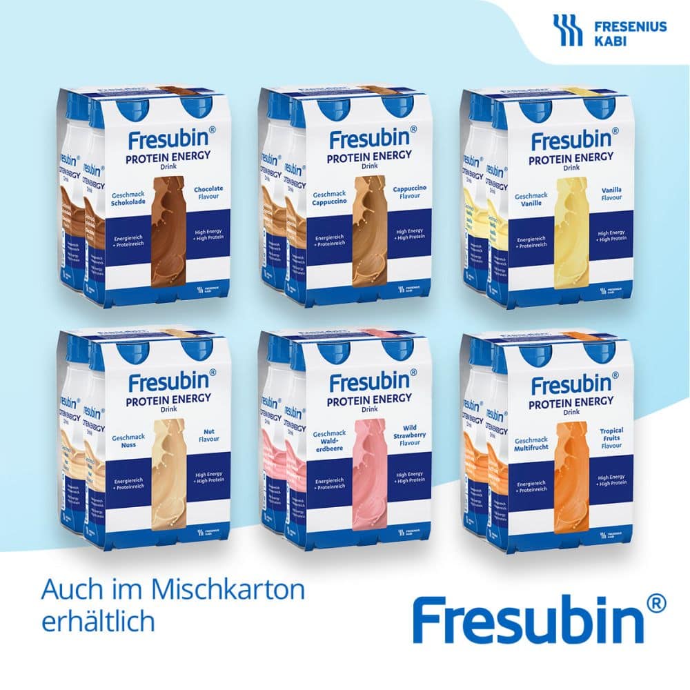 Fresubin Protein Energy DRINK Trinknahrung Walderdbeere 6X4X200 ml Lösung